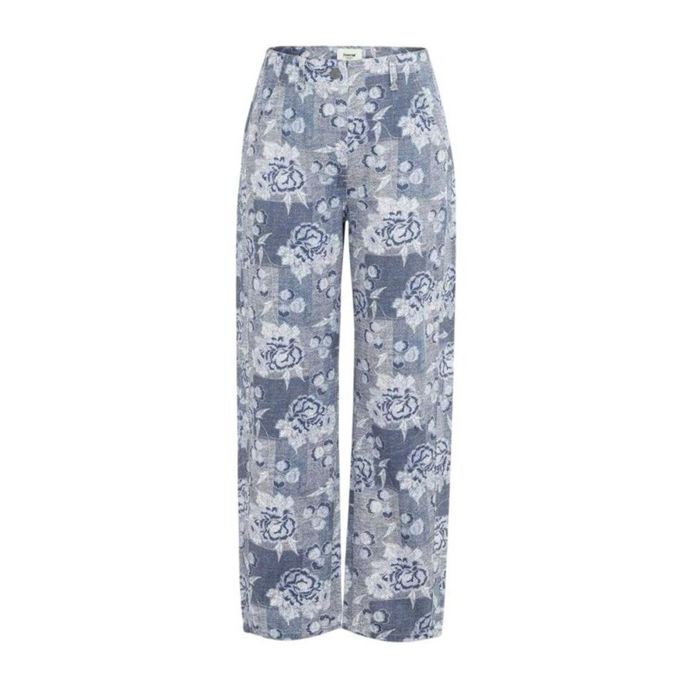 Firetrap Womens/Ladies Cotton Floral Jeans / Blue